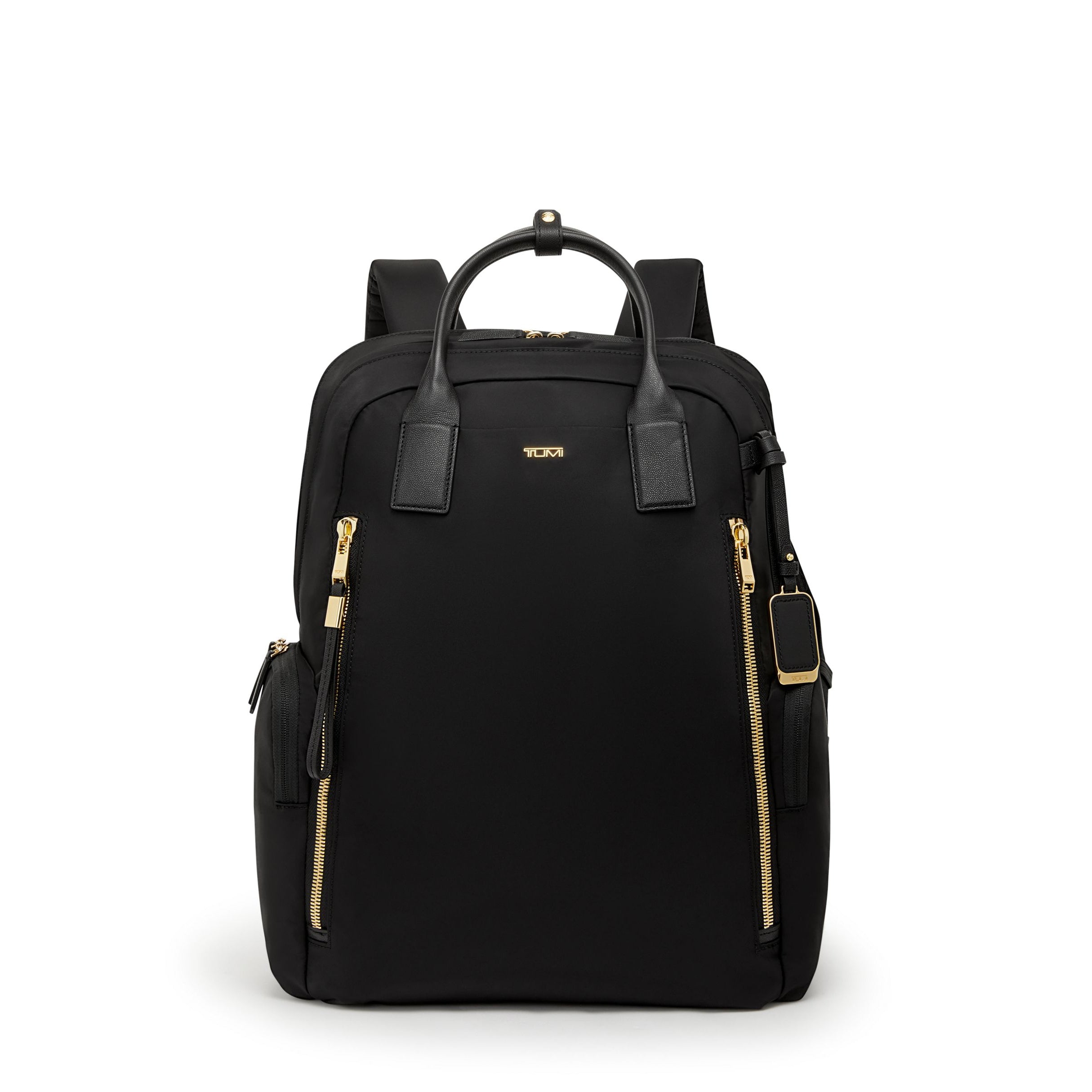 tumi backpack 17 - Voyageur Atlanta - Travel Backpack for Women - For Business, Commute - Holds Up to 17" Laptop - Black Front angled zip pockets and two side zip pockets and a quick Search Backpack