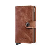Mini Wallet Vintage Cognac/Brown