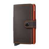 Miniwallet // Matte Truffle/Orange