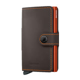 Miniwallet // Matte Truffle/Orange