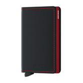 Slimwallet // Matte Black & Red