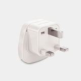UK grounded adapter plug