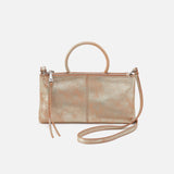Sable Crossbody in Metallic Leather