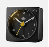 Braun - Classic Travel Alarm Clock // Black