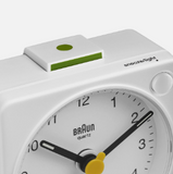 Braun - Classic Travel Alarm Clock w/ Illumination  // White
