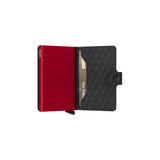 Miniwallet Optical Black-Red