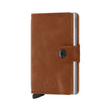 Miniwallet // Vintage Cognac-Silver