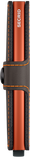 Miniwallet // Matte Truffle/Orange