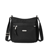 Baggallini Uptown Crossbody w/ RFID Phone Wirstlet // Black