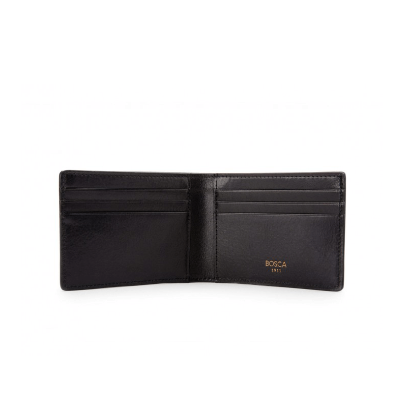 Bosca Dolce Small Bifold Wallet // Black
