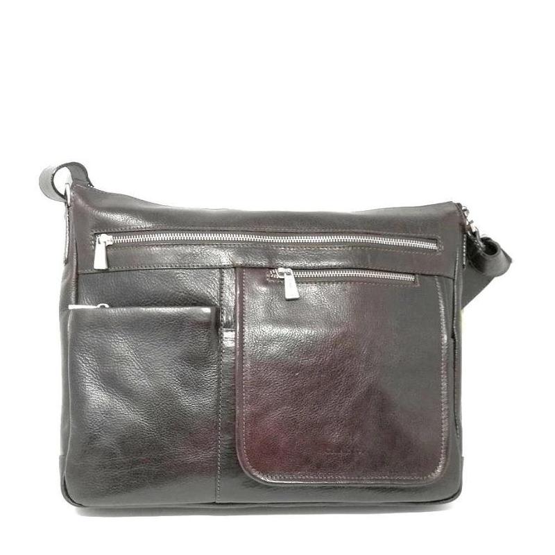 Chiarugi Italian Leather Satchel Crossbody Bag