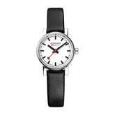 Mondaine Evo2 leather strap 26mm // Black