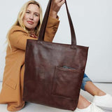 LEON LEATHER TOTE