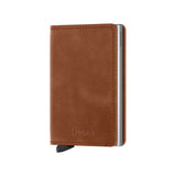 Slimwallet Vintage Cognac-Silver
