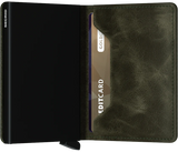 Slimwallet // Vintage Olive-Black