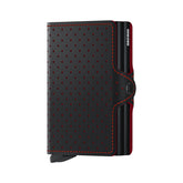 Twinwallet // Perforated Black-Red