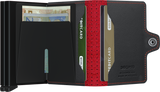 Twinwallet // Perforated Black-Red