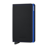 Slimwallet  // Matte Balck & Blue