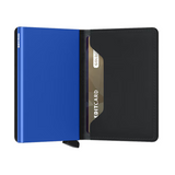 Slimwallet  // Matte Balck & Blue