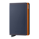 Slimwallet  // Matte Nightblue & Orange
