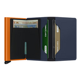 Slimwallet  // Matte Nightblue & Orange