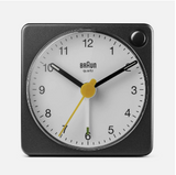 Braun - Classic Travel Alarm Clock // Black-White