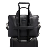 Harrison Sycamore Leather Slim Brief // Black