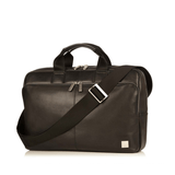 Knomo Newbury 15" Leather Laptop Briefcase // Black