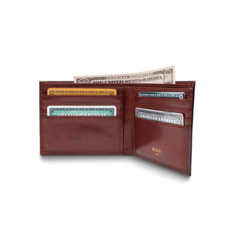 Old Leather 8 Pocket Wallet RFID – pertuttistore