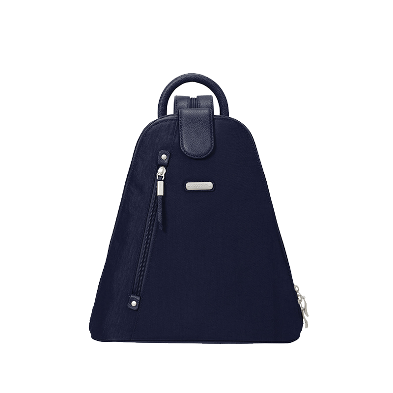 Baggallini Metro Backpack w RFID Phone Wristlet // Navy