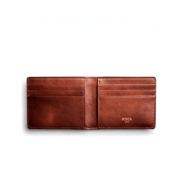 Bosca Men's Dolce Collection Double ID Trifold Wallet