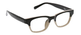Peepers Layover Reading Glass // Black/Tan