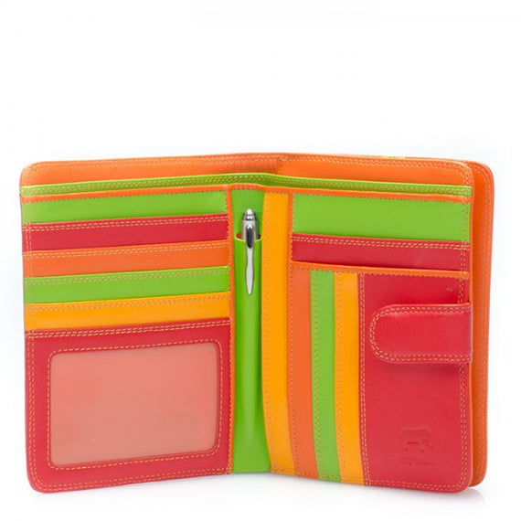 Porte-cartes MYWALIT En Cuir Vert – Vintage, TBEG, Unisexe