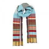 Wallace Sewell SILK AND LAMBSWOOL SCARVES // SKY