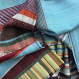 Wallace Sewell SILK AND LAMBSWOOL SCARVES // SKY