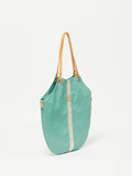 FLORES LINEN TOTE BAG - Premium Bicolore Collection