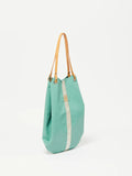 FLORES LINEN TOTE BAG - Premium Bicolore Collection