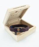 SHARP SIMON Coral Red- NAVY | BLACK
