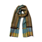 Wallace Sewell AllHallows Silk Block Scarf - TOFFEE