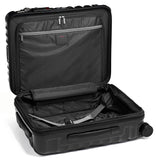 19 Degree Black Continental Expandable 4 Wheeled Carry-On // Black