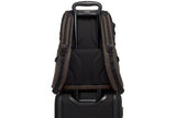 Alpha Bravo Dark Brown Navigation Backpack Leather