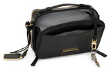 Voyageur Black Leather Mari Crossbody