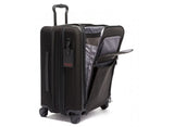 Alpha 3 Black Continental Expandable 4 Wheeled Carry-On // Black