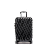 19 Degree Black International Expandable 4 Wheeled Carry-On // Black