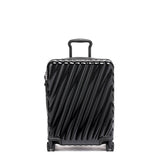19 Degree Black Continental Expandable 4 Wheeled Carry-On // Black