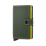 Miniwallet Matte Green & Lime