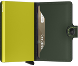 Miniwallet Matte Green & Lime