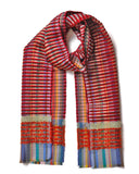 Wallace Sewell AllHallows Silk Block Scarf - Cardinal