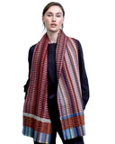 Wallace Sewell AllHallows Silk Block Scarf - Cardinal